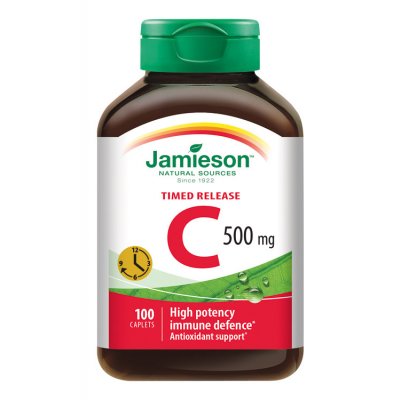 Jamieson Vitamín C 500 mg s postupným uvolňováním 120 tablet – Zbozi.Blesk.cz