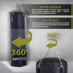 VIFITO Boxovací pytel 105x33 cm Vario 20-40 kg – Zbozi.Blesk.cz