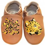 baBice barefoot capáčky EM-024 gepard na hnědé – Zboží Dáma