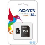 ADATA microSDHC 32 GB Class 4 AUSDH32GCL4-RA1 – Zboží Mobilmania