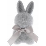 Zajíček 9cm flokovaný, šedý – Hledejceny.cz