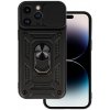 Pouzdro a kryt na mobilní telefon Apple TopQ Ultra odolný Armor Lens pro iPhone 15 Pro Black