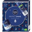 Nivea Men Protect Shave voda po holení Men Protect & Care 100 ml + pěna na holení Men Protect & Care 200 ml dárková sada