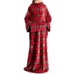 Tartan 750922 se vzorovanými rukávy 130x170 cm – Sleviste.cz