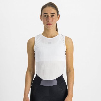 Sportful termo bez rukávů Pro Baselayer dámské bílé