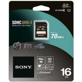 Sony SDHC 16 GB Class 4 UHS-I SF16U