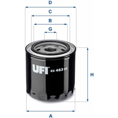 Olejový filtr UFI 23.463.00