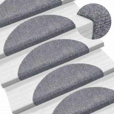 zahrada-XL Samolepící nášlapy na schody 5 ks světle šedé 56x17x3 cm – HobbyKompas.cz