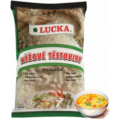 Lucka Rýžové těstoviny vřetena 300 g – Zboží Dáma