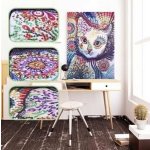 Norimpex Diamantové malování 7D Kočičí pohled 30 x 40 cm – Zboží Mobilmania