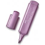 Faber-Castell 154691 zvýrazňovač Textliner 46 Metallic metalický fialový – Zboží Mobilmania