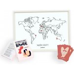 Zamilováno Zvýhodněný balíček I Vzpomínková mapa + 49 tipů na rande + Komunikační karty Jazyk karet: CZ , Co na mapě bude: Svět – Sleviste.cz