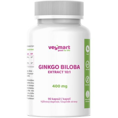 Vegmart Ginkgo Biloba 400 mg 90 kapslí – Hledejceny.cz
