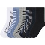 Lupilu Dětské ponožky s BIO bavlnou, 10 párů modrá/bílá/černá/šedá – Zboží Mobilmania