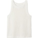 GAP 434505-01 dětský háčkovaný top bílá – Zboží Dáma