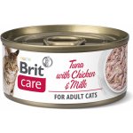 Brit Care Cat CANS Tuna with Chicken And Milk fillets 70 g – Hledejceny.cz