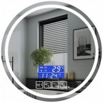 IREDA Koupelnové zrcadlo s LED osvětlením a reproduktorem 70 cm 95711 – Zboží Dáma