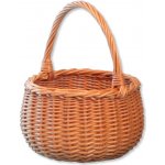 OVČÍ VĚCI Proutěný košík přírodní - malý kulatý Ø 20 cm – Zboží Dáma