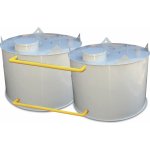 Česká nádrž Kruhová samonosná požární nádrž (2x15m³) 30m³ – Hledejceny.cz