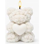 Svíčkománie3D Méďa z růžiček 50 g – Zboží Mobilmania