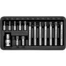 Sada bitů Yato 15 ks TORX s otvorem box Yato YT-0417