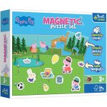 Trefl Magnetické Peppa a její zábava Peppa Pig v krabici 28,5x22x5cm 12 dílků – Zbozi.Blesk.cz