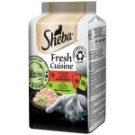 Sheba Fresh Cuisine Taste of Rome kuřecí a krůtí 6 x 50 g – Hledejceny.cz