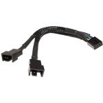 InLine Napájecí kabel pro ventilátory 4pin(M) - 2x 4pin(F), 0,15m (33328Y) - 11.42.1105 – Zboží Živě