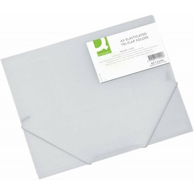 Spisové desky Q-Connect A3, transparentní – Sleviste.cz