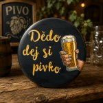 Button - placka s otvírákem 55 mm pro dědu – Hledejceny.cz