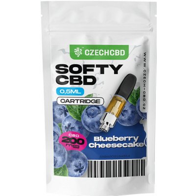 Czech CBD Softy CBD cartridge - Blueberry Cheesecake 0,5ml – Zboží Dáma