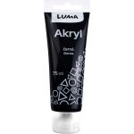 Luma Barvy akrylové 75 ml černá – Sleviste.cz