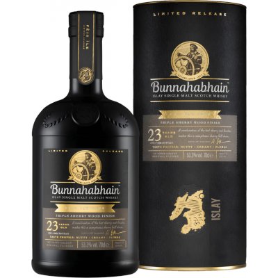 Bunnahabhain 23y Triple Sherry 53,3% 0,7 l (tuba) – Hledejceny.cz