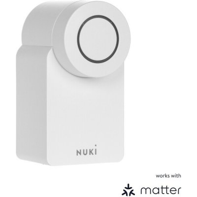 NUKI Smart Lock 4. generace chytrý zámek s podporou Matter bílá – Zboží Mobilmania