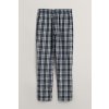 Dětské pyžamo a košilka Gant Small Check Pajama Pants modrá