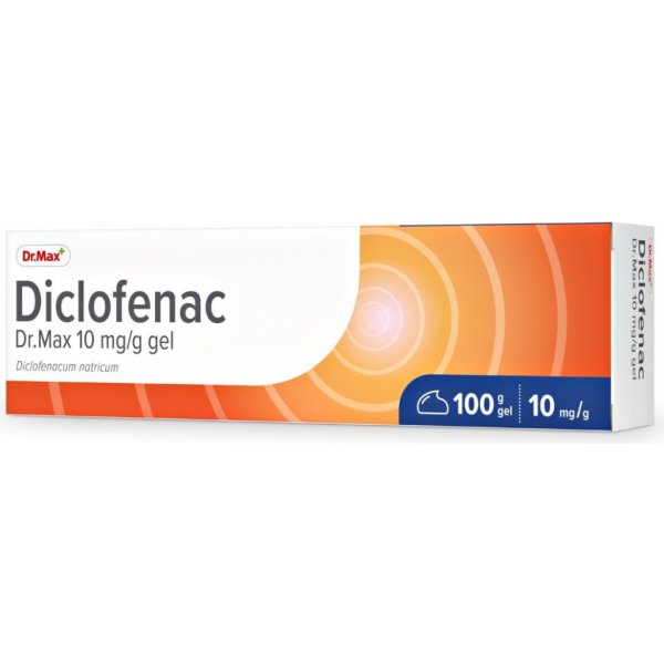 Volně prodejný lék DICLOFENAC DR.MAX DRM 10MG/G GEL 1X100G I