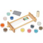 Bigjigs Toys Tkalcovský stav na korálky – Zboží Dáma