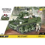 Cobi 3129 World War II Americký lehký tank M3 Stuart 1:35 – Zboží Dáma