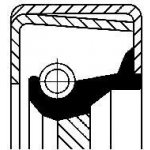 Těsnicí kroužek hřídele, olejové čerpadlo CORTECO 01020400 – Zboží Mobilmania