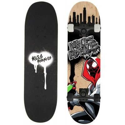 Lerko Skateboard Spiderman Miles Morales – Zboží Mobilmania