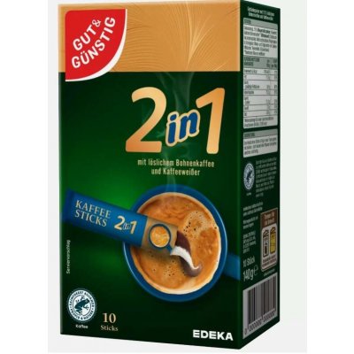 G&G Instantní káva 2v1 10 ks 140 g – Zboží Dáma