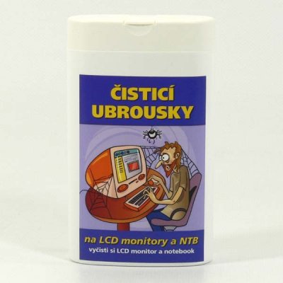 Čistík Čisticí trhací ubrousky, na LCD, notebooky, dóza, 50 ks – Zboží Dáma