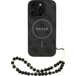 Guess 4G Colored Ring Strap kryt s poutkem a MagSafe pro iPhone 16 Pro Max - šedý 57983125432 – Zboží Mobilmania