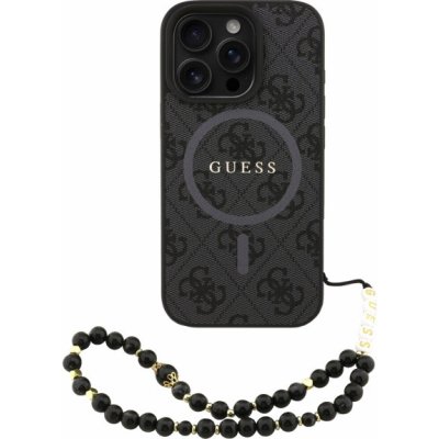 Guess 4G Colored Ring Strap kryt s poutkem a MagSafe pro iPhone 16 Pro Max - šedý 57983125432 – Zboží Mobilmania