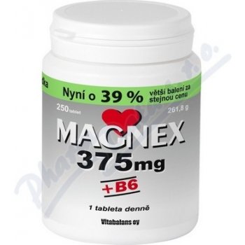 Vitabalans Magnex 375 mg +B6 250 tablet