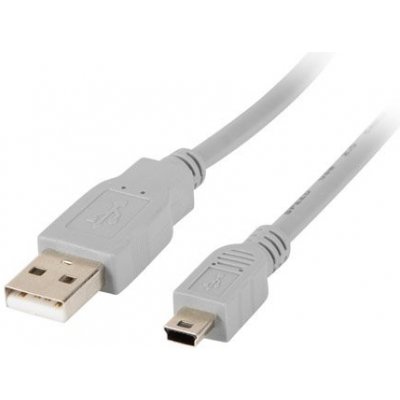 Lanberg CA-USBK-10CC-0018-S mini USB, 1,8m, šedý – Zbozi.Blesk.cz