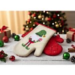 BBK Vánoční kuchyňské rukavice chňapky FESTIVE WARMTH 18 x 30 cm 100% bavlna – Zboží Mobilmania