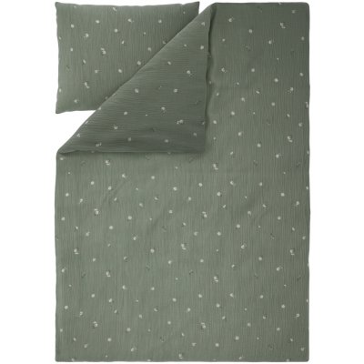 Livarno Mušelínové povlečení květiny/bílá 140x200 70x90 – Hledejceny.cz