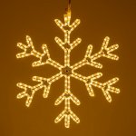 XmasKING LED motiv vločka 70cm, 230V venkovní, teplá bílá – Hledejceny.cz