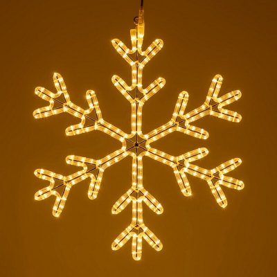 XmasKING LED motiv vločka 70cm, 230V venkovní, teplá bílá – Hledejceny.cz